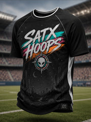 Herren-T-Shirt mit kurzen Ärmeln von American Spurs