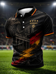 Herren-Deutschland-Fußballfan-Shirt mit 2026-Print