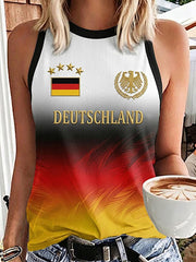 Damen-Graphic-Weste für deutsche Fußballfans