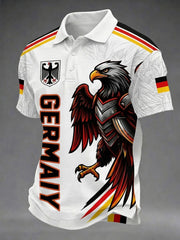 Herren-Fußballshirt mit Deutschland-Druck