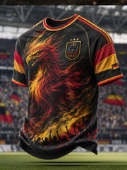 Herren-Fußball-T-Shirt aus Deutschland mit kurzen Ärmeln