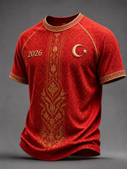 Erkek türkiye 2026 futbol tişört