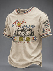 Kurzarm-T-Shirt für Männer Tour De Fleece