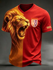 Herren-Türkei-Fußball-V-Ausschnitt-T-Shirts
