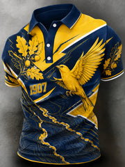 Fußball Fan Kunstdruck Polo Männer
