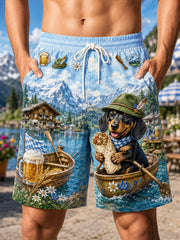 Herren Oktoberfest Ferien Strand Shorts
