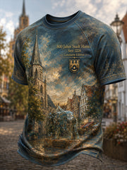 Herren-T-Shirt mit kurzen Ärmeln – Städte Deutschlands