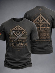 Männer im traditionellen deutschen Stil Grafik T-Shirt