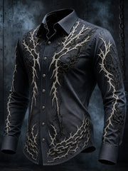 Herren-Lässiges Vintage-Punk-Rock-Graphic-Shirt