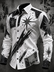 Herren-Lässiges Vintage-Punk-Rock-Graphic-Shirt