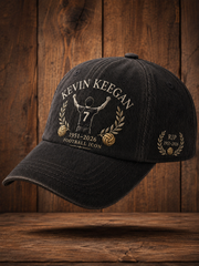 Unisex-Fußballmütze mit Aufdruck „England-Liebhaber, Legende, King Kev RIP“