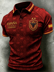 Herren-Poloshirt Spanien We Are the Champions