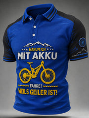 Herren WARUM ICH MIT AKKU FAHRE? WEILS GEILER IST Shirt