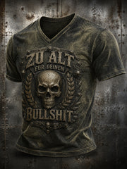 Herren-Ich bin zu alt für diesen Scheiß-Witz-T-Shirt