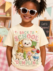 Back-to-School-Saison druck Kurzarm-T-Shirt