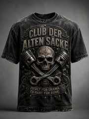 Lustiges Freizeit-T-Shirt für Herren mit Slogan-Print
