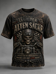 Lustiges Freizeit-T-Shirt für Herren mit Slogan-Print