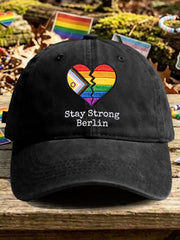 Unisex-Stay Strong-Berlin-Mütze