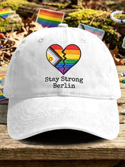 Unisex-Stay Strong-Berlin-Mütze