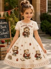 Back-to-School Saison Kunst Freizeit kleid