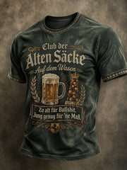 Herren-T-Shirt mit lustigem Slogan zum Cannstatter Volksfest