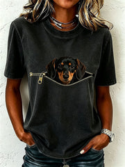 Reizender Dackel der Frauen T-Shirt