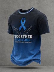 Herren-T-Shirt zur Aufklärung über Prostatakrebs
