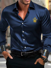 Langärmliges Herren-Business-Luxus-Business-Shirt