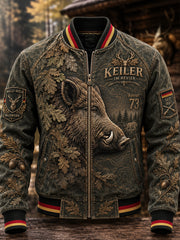 Bedruckte Affen jacke der deutschen Jagd saison für Männer