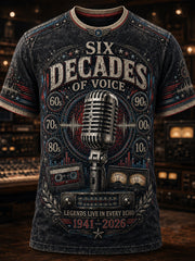 Herren-T-Shirt „Legacy of a Voice“ mit kurzen Ärmeln von Peter Cullen