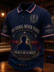 Herren-T-Shirt „Legacy of a Voice“ mit kurzen Ärmeln von Peter Cullen