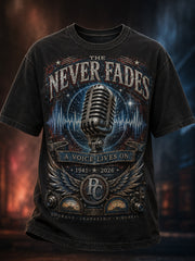 Herren-T-Shirt „Legacy of a Voice“ mit kurzen Ärmeln von Peter Cullen