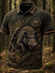 Herren-Hemd mit Kurzärmeln für die deutsche Jagdsaison