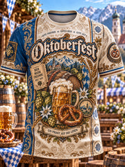 Herren-Oktoberfest-T-Shirt aus München mit kurzen Ärmeln