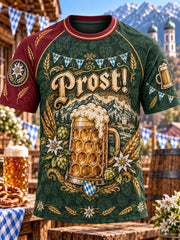 Herren-Oktoberfest-T-Shirt aus München mit kurzen Ärmeln