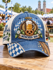 Die Münchner Oktoberfest-Unisex-Mütze