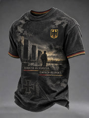 Herren-T-Shirt mit Deutschland-Volkstrauertag-Print