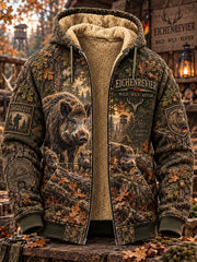 Herren-Jacke mit Kapuze und Fleecefutter für die deutsche Jagdsaison