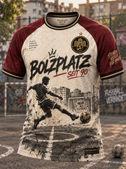 Herren Bolzplatzkultur Kurzarm-T-Shirt