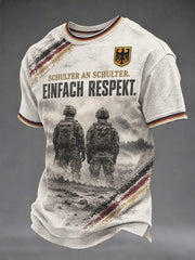 Herren-T-Shirt mit Deutschland-Volkstrauertag-Print