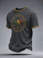 Herren-T-Shirt mit dem Aufdruck „Every Little Thing Is Gonna Be All Right“