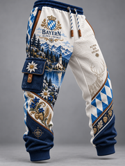 Herren-Freizeithose mit Bayern-Print