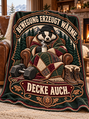 Humorvolle Slogan-Flanelldecke