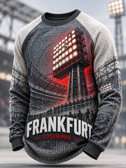Herren-Eintracht-Frankfurt-Waffelpiqué-Langarm-T-Shirt