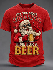 Herren-Weihnachts druck-T-Shirt