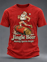 Herren-Weihnachtsdruck-T-Shirt