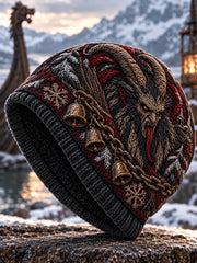 Herren-Krampusnacht-Printmütze