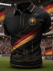 Herren-Fußball-T-Shirt aus Deutschland mit kurzen Ärmeln