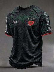 Marok kanis che Fußball-T-Shirts für Männer