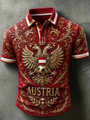 Herren Österreich Fußball Kurzarm Shirt